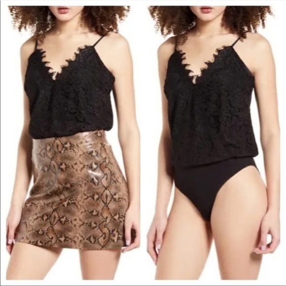 WAYF Lizzie Crossover Bodysuit NWT - Picture 2 of 9